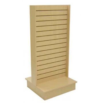 Slatwall 2 Way Unit- Maple