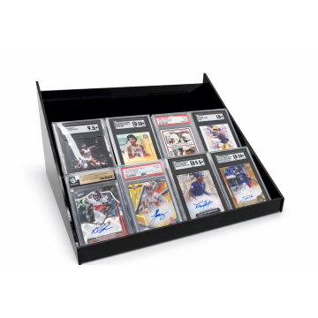 trading card display for countertop or showcase