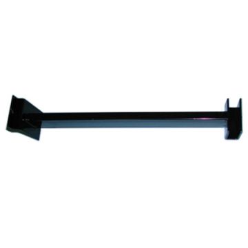 12'' SLATWALL RECTANGULAR HANGRAIL BRACKET- BLACK