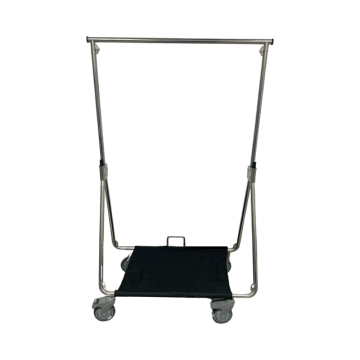 Heavy Duty Collapsible Garment Rack - Stainless Steel