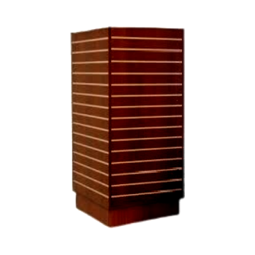 Slatwall Tower- Mahogany