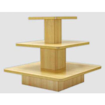 3 TIER SQUARE TABLE- MAPLE