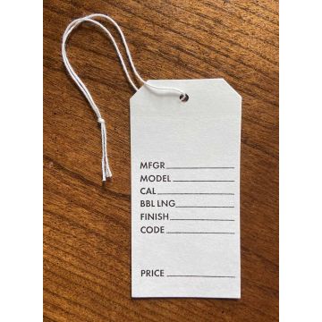 Specialty Firearm Tags 