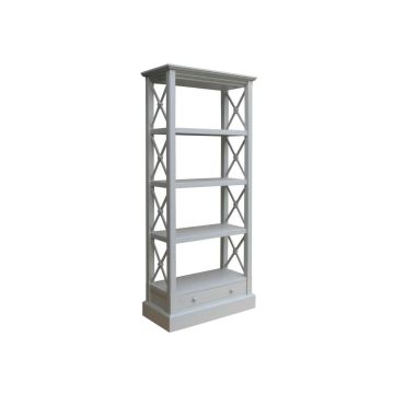 Cross Bar Shelf Unit- White