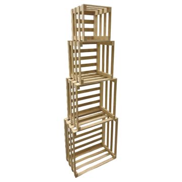 Set Of 4 Nested Crates