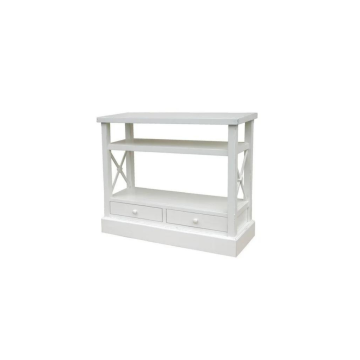 Cross Bar Console - White