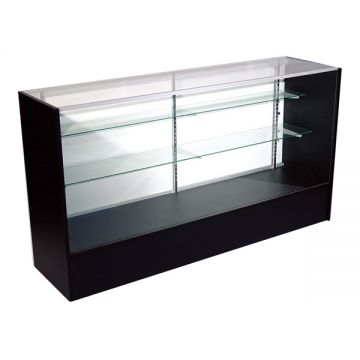 black full vision display case