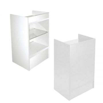 White Cash Register Stand