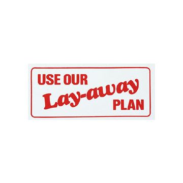 Sign Layaway Plan