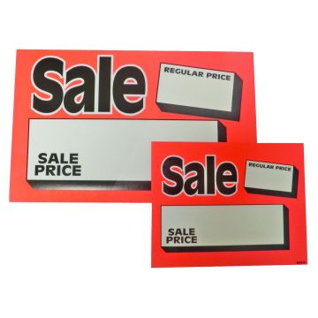 Sale Sign 11"Wx7"H / Pk 100