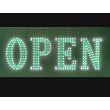 Large LED OPEN Sign-- 14x40 Green