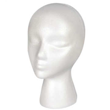 Styrofoam Female Head