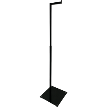 BLACK ADJUSTABLE COSTUMER STAND