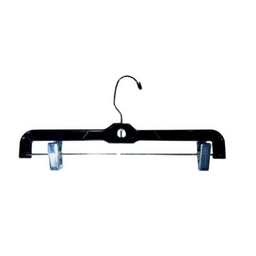 14" BLACK SKIRT HANGER-SWIVEL HOOK