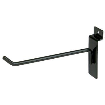Slatwall 8" HOOK - BLACK