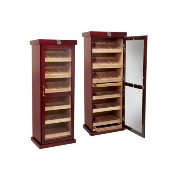 Humidor Cabinet- Holds 2000 Cigars : Cherry