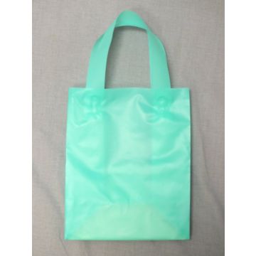 Medium Aqua Frosted Shopper