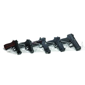 Acylic Angled 6 Pistol Display