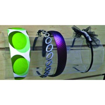 SLATWALL ACRYLIC HEADBAND DISPLAY