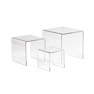 ACRYLIC RISER SET OF THREE- 3", 4", 5"