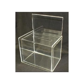 ballot box clear acrylic