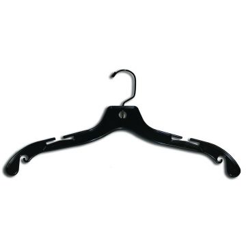 14 Black Pant Hangers and Black Skirt Hangers with Chrome Hook :: Plastic  Hangers :: Clothes Hangers