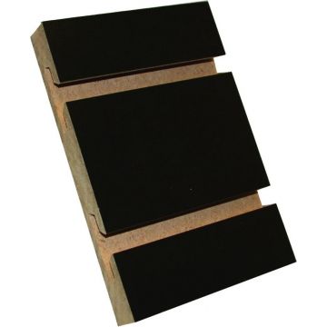 BLACK SLATWALL- Half Sheet 