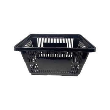 Economy Shopping Hand Baskets-Black