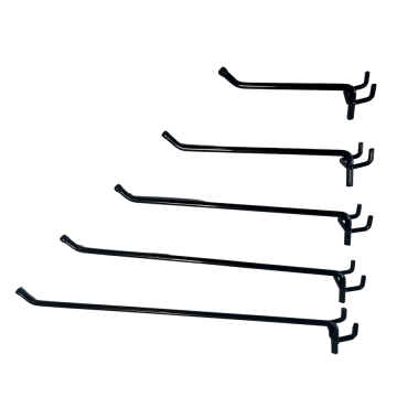 8'' Black Peg Hook | SKU:8233B