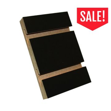 BLACK SLATWALL