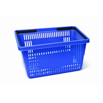 LARGE STACKABLE SHOPPING BASKETS- BLUE