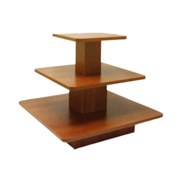 3 TIER SQUARE TABLE- CHERRY