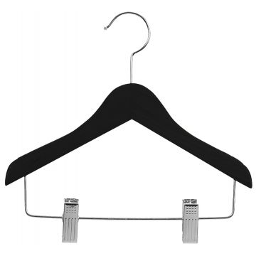 Childs Black Wood Shirt Hanger