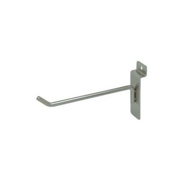 Slatwall 10" HOOK - CHROME