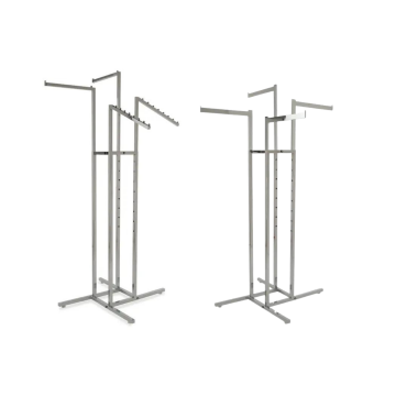 CHROME 4 WAY CLOTHING RACK  