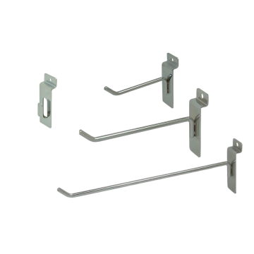 Slatwall Hooks - Chrome