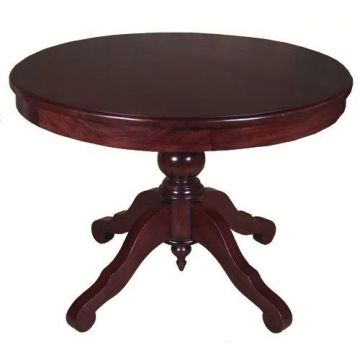 42" ROUND DISPLAY TABLE-STAIN