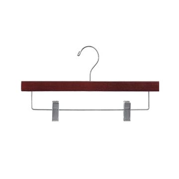 HIGH QUALITY Dark Walnut No Notch Wooden Hangers –