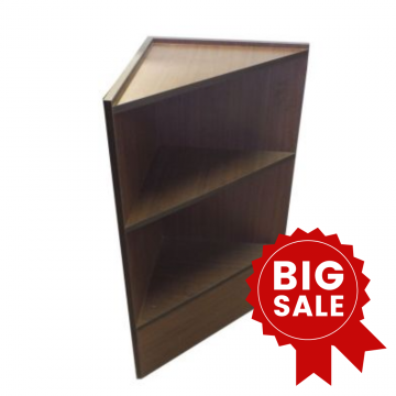 Dark Walnut Corner Filler Display Case
