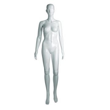 HI-GLOSS WHITE FEMALE MANNEQUIN F14GW-FAY