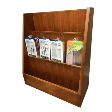 Tropic Inspirations Glove Display Natural Mahogany