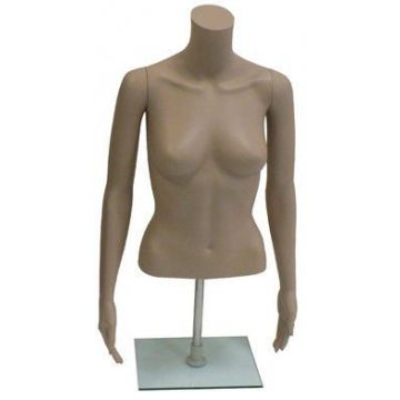 Half Torso Female- Flesh 