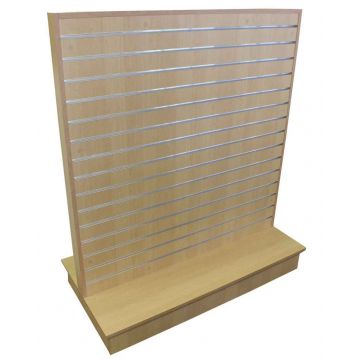 LARGE SLATWALL 2 WAY WITH METAL INSERTS - MAPLE