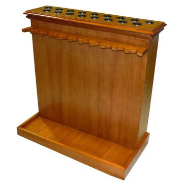 CLUB HOLDER- NATURAL MAHOGANY