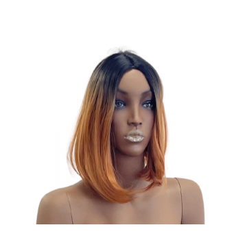 Straight Brown Female Mannequin Wig