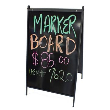 BLACK A-FRAME MARKERBOARD