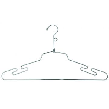 16" METAL CHROME LINGERIE HANGER