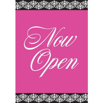 Now Open Boutique Poster