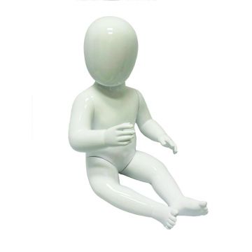 PLASTIC TODDLER RETRO SITTING MANNEQUIN