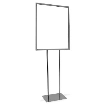 Poster Display Stand- Chrome